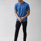 Slim Fit Half Sleeve Round Neck T-Shirt
