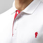 Slim Fit Polo Neck Half Sleeve T-Shirt