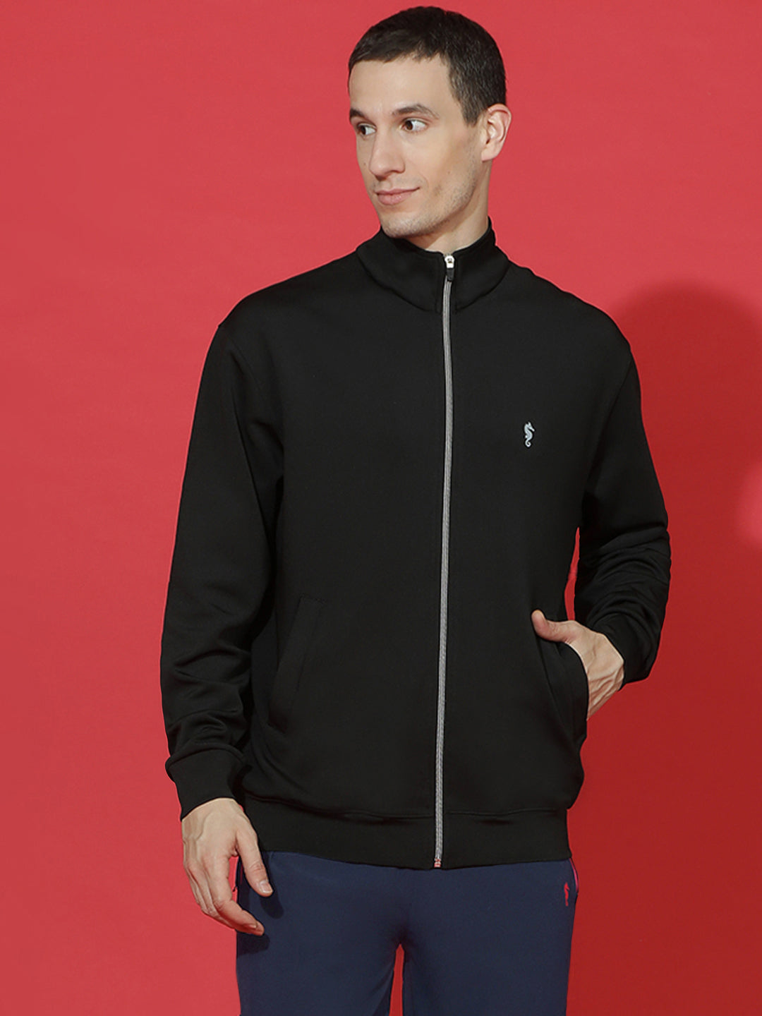 4-Way Stretch Poly Lycra Slim Fit Full Sleeve Sports Scuba Jacket