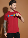 Breezer Tribe Men’s Cotton Jersey Half Sleeve Round Neck Regular Fit Printed Casual Tee