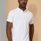 Dryfit Polyester Jacquard Textured Polo Neck Half Sleeve T-Shirt