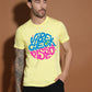 Breezer Tribe White Round Neck Cotton T-Shirt for Men | Regular Fit, Half Sleeves, Casual Printed Style