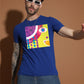 Breezer Tribe Cotton Printed Casual T-Shirt for Men | Round Neck, Half Sleeves, Regular Fit