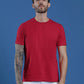 Single Jersey Round Neck Regular Fit Half Sleeve Casual T-Shirt