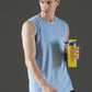 Polyester Sleeveless Slim Fit Round Neck Gym T-Shirt