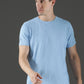 Polyester Jacquard Textured Round Neck Slim Fit Half Sleeve T-Shirt