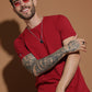 Single Jersey Round Neck Regular Fit Half Sleeve Casual T-Shirt