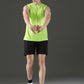 Sleeveless Sweat-Absorbing Gym Co-Ord Set with Pockets.