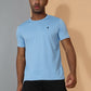 Slim Fit Half Sleeve Round Neck T-Shirt