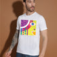 Breezer Tribe Cotton Printed Casual T-Shirt for Men | Round Neck, Half Sleeves, Regular Fit