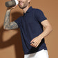 Dryfit Polyester Jacquard Textured Polo Neck Half Sleeve T-Shirt