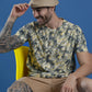 Single Jersey Round Neck Slim Fit Printed Half Sleeve T-Shirt