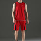 Sleeveless Round Neck Sweat Absorbing Slim Fit Co-Ord Set
