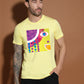 Breezer Tribe Cotton Printed Casual T-Shirt for Men | Round Neck, Half Sleeves, Regular Fit