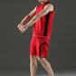 Sleeveless Round Neck Sweat Absorbing Slim Fit Co-Ord Set