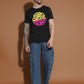 Breezer Tribe White Round Neck Cotton T-Shirt for Men | Regular Fit, Half Sleeves, Casual Printed Style