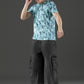 Single Jersey Round Neck Slim Fit Printed Half Sleeve T-Shirt