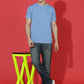 Single Jersey Round Neck Regular Fit Half Sleeve Casual T-Shirt