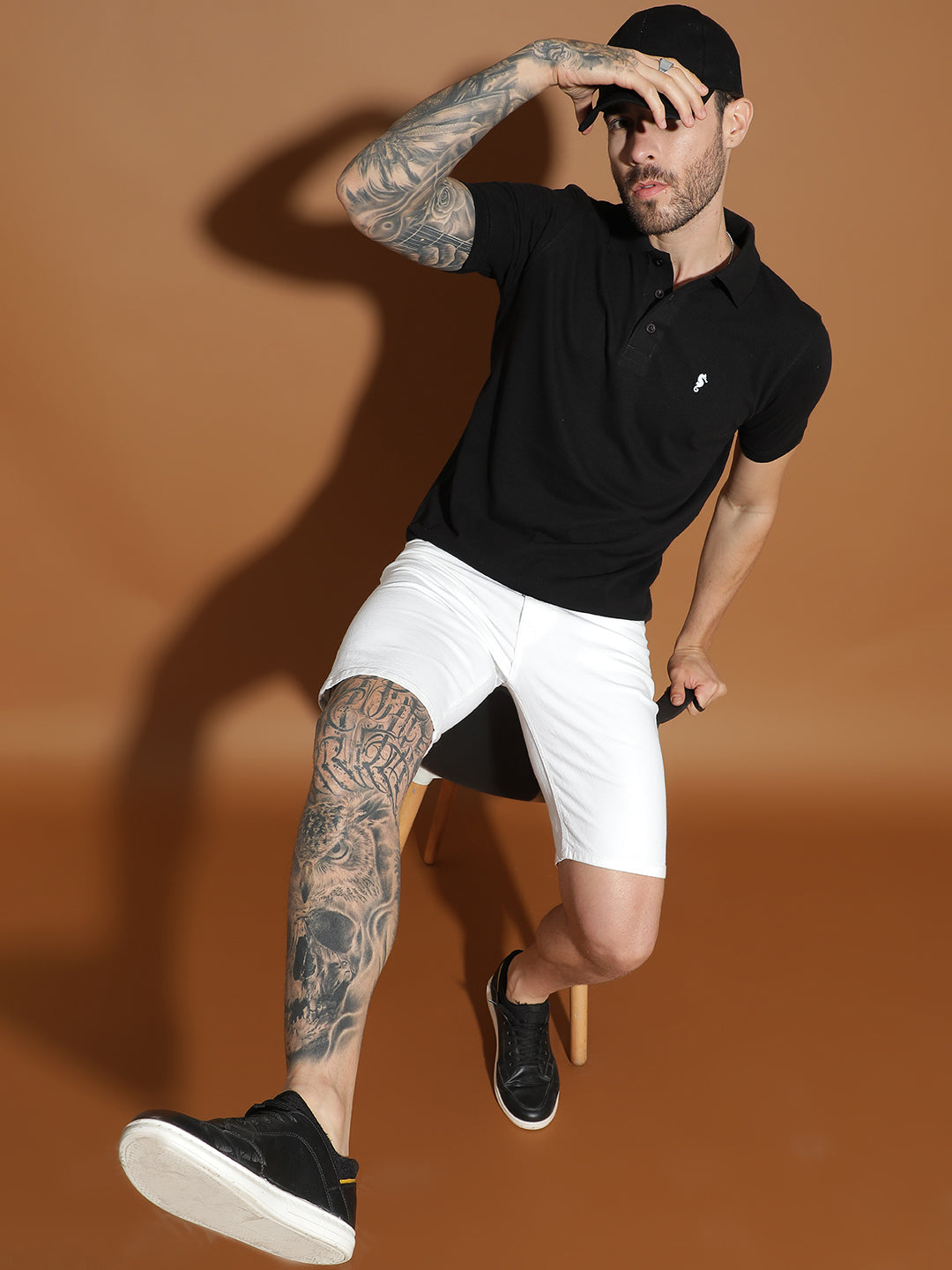 Polo Neck Half Sleeve Casual T-Shirt