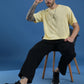 Single Jersey Oversized Round Neck Drop Shoulder Half Sleeve T-Shirt