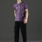Single Jersey Round Neck Slim Fit Printed Half Sleeve T-Shirt