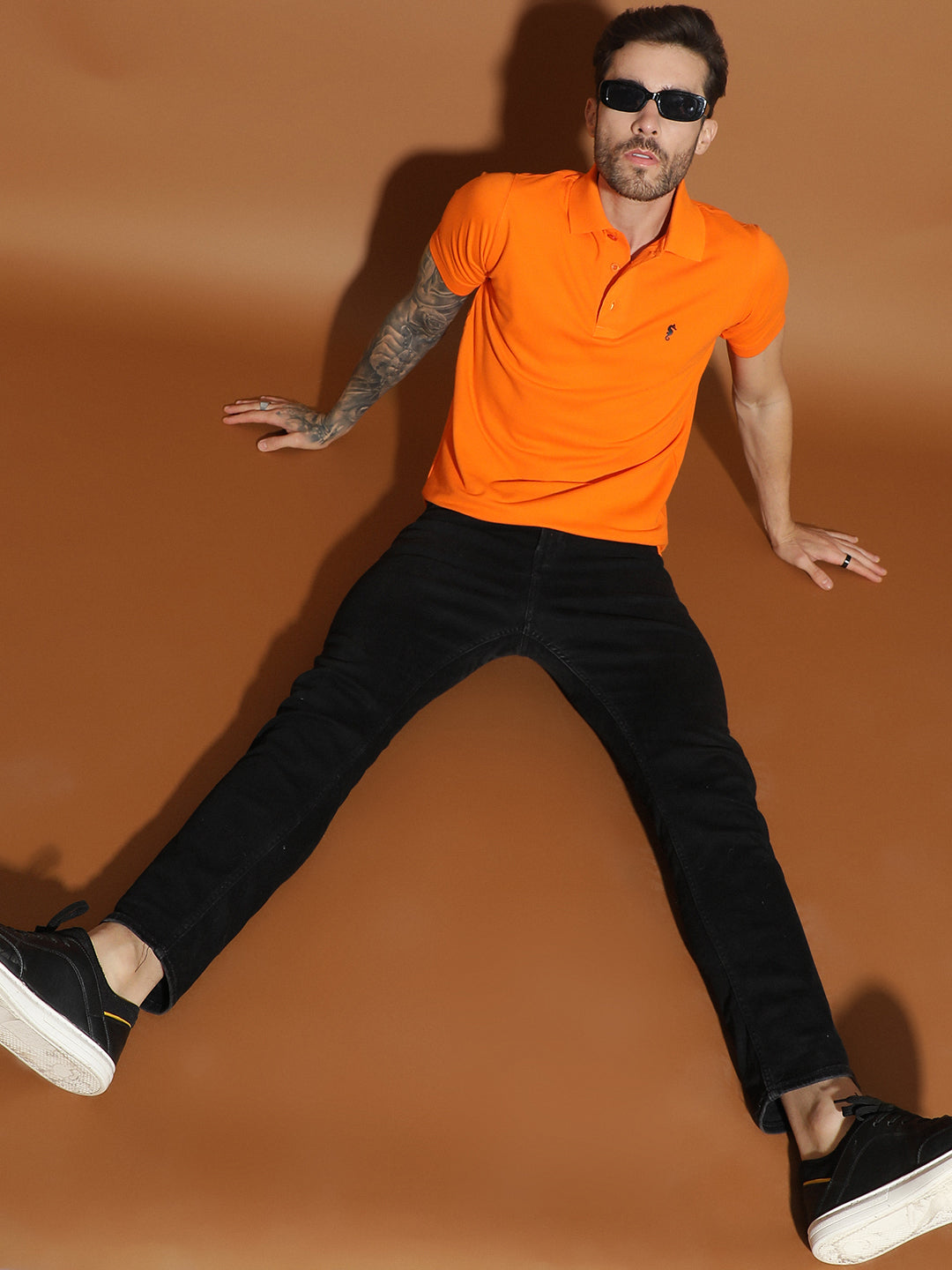 Polo Neck Half Sleeve Casual T-Shirt