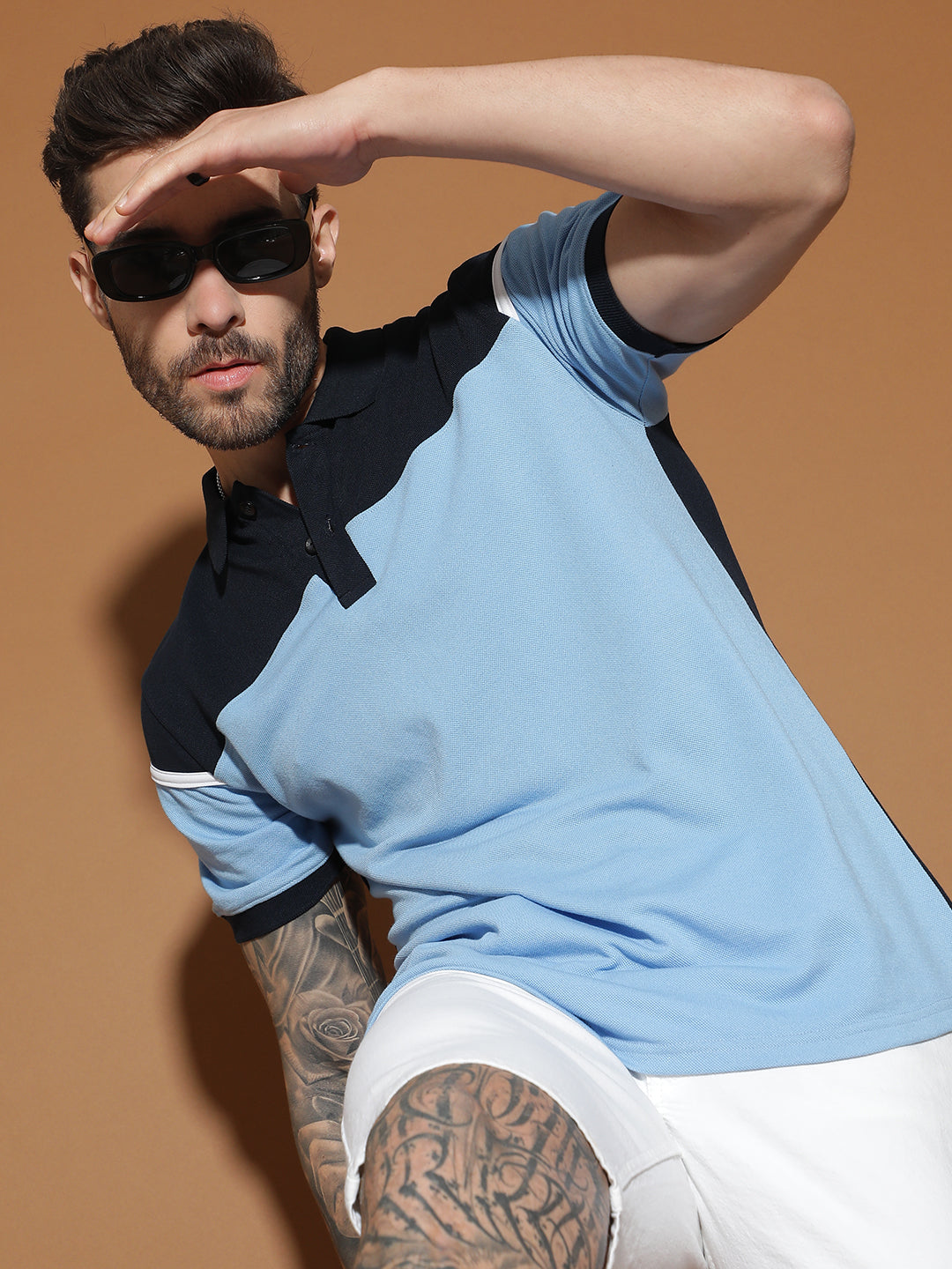 Polo Neck Half Sleeve Casual T-Shirt