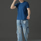 Single Jersey Round Neck Regular Fit Half Sleeve Casual T-Shirt