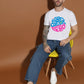 Breezer Tribe White Round Neck Cotton T-Shirt for Men | Regular Fit, Half Sleeves, Casual Printed Style