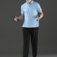 Dryfit Micro Polyester Textured Polo Neck Slim Fit Half Sleeve T-Shirt
