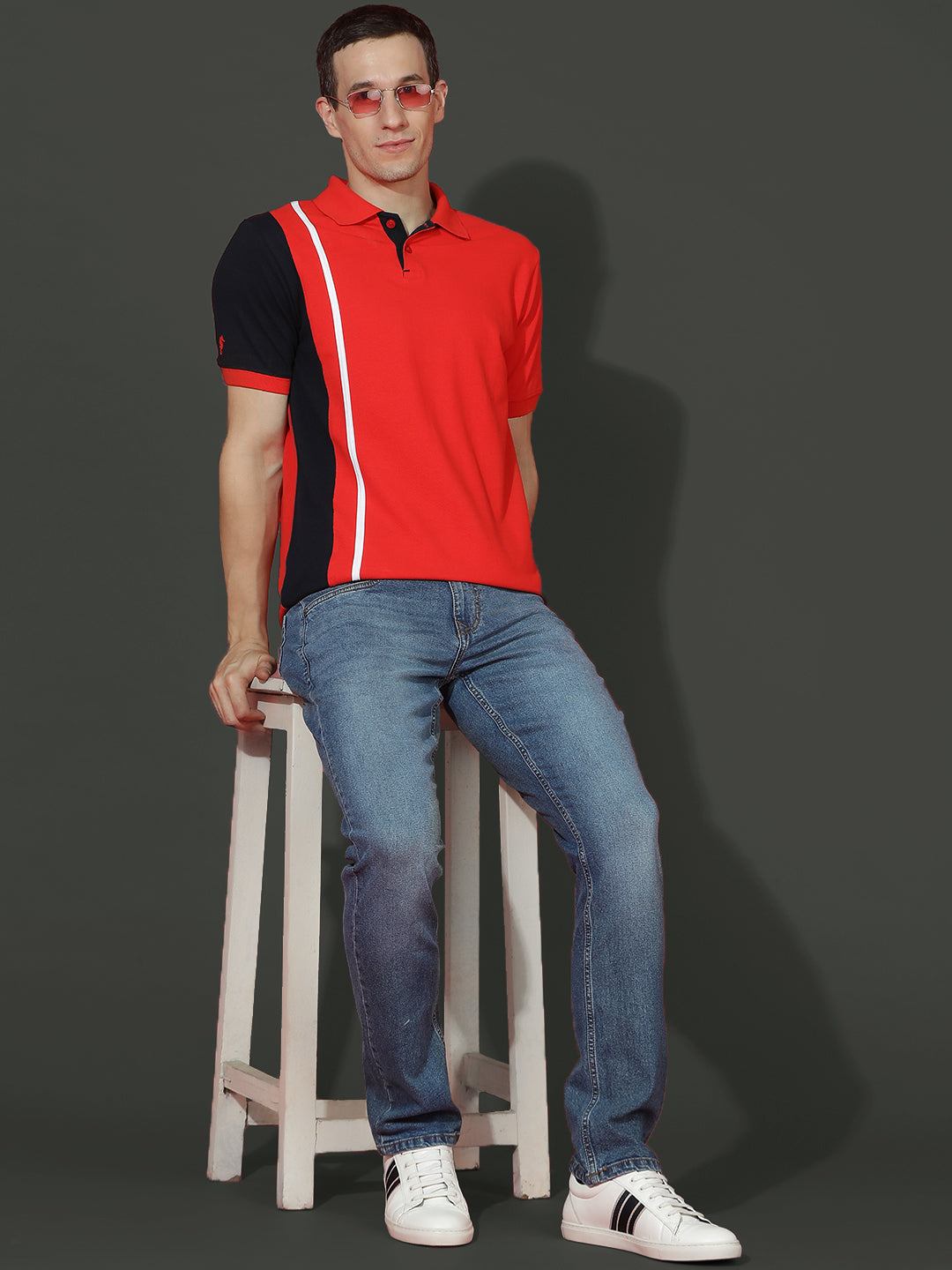 Polo Neck Half Sleeve Casual T-Shirt