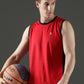 Sleeveless Round Neck Sweat Absorbing Slim Fit Co-Ord Set