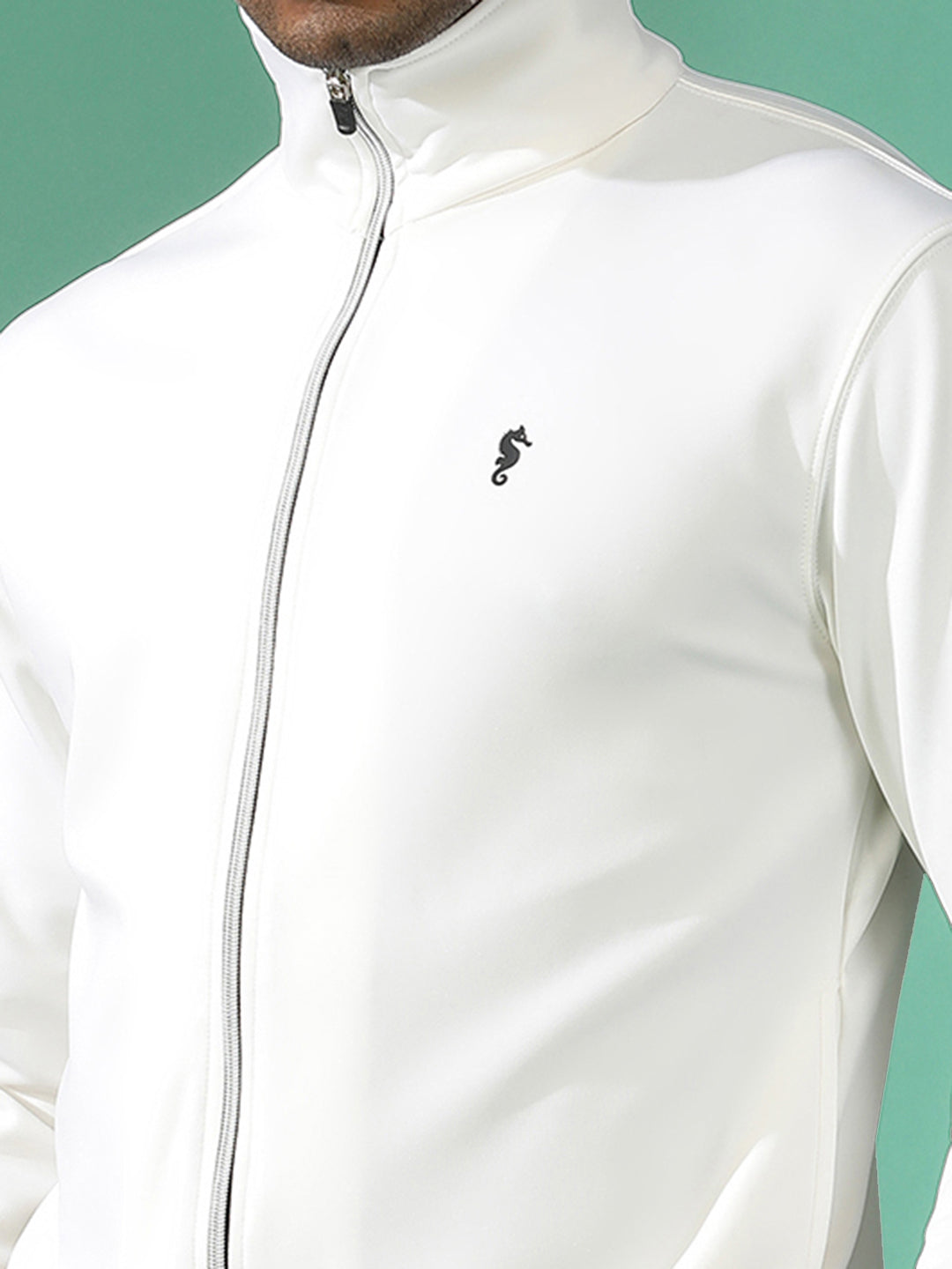 4-Way Stretch Poly Lycra Slim Fit Full Sleeve Sports Scuba Jacket