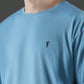 Single Jersey Oversized Round Neck Drop Shoulder Half Sleeve T-Shirt