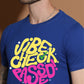 Breezer Tribe White Round Neck Cotton T-Shirt for Men | Regular Fit, Half Sleeves, Casual Printed Style