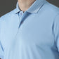 Dryfit Micro Polyester Textured Polo Neck Slim Fit Half Sleeve T-Shirt