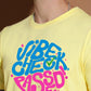 Breezer Tribe White Round Neck Cotton T-Shirt for Men | Regular Fit, Half Sleeves, Casual Printed Style
