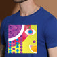 Breezer Tribe Cotton Printed Casual T-Shirt for Men | Round Neck, Half Sleeves, Regular Fit