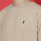 Single Jersey Oversized Round Neck Drop Shoulder Half Sleeve T-Shirt