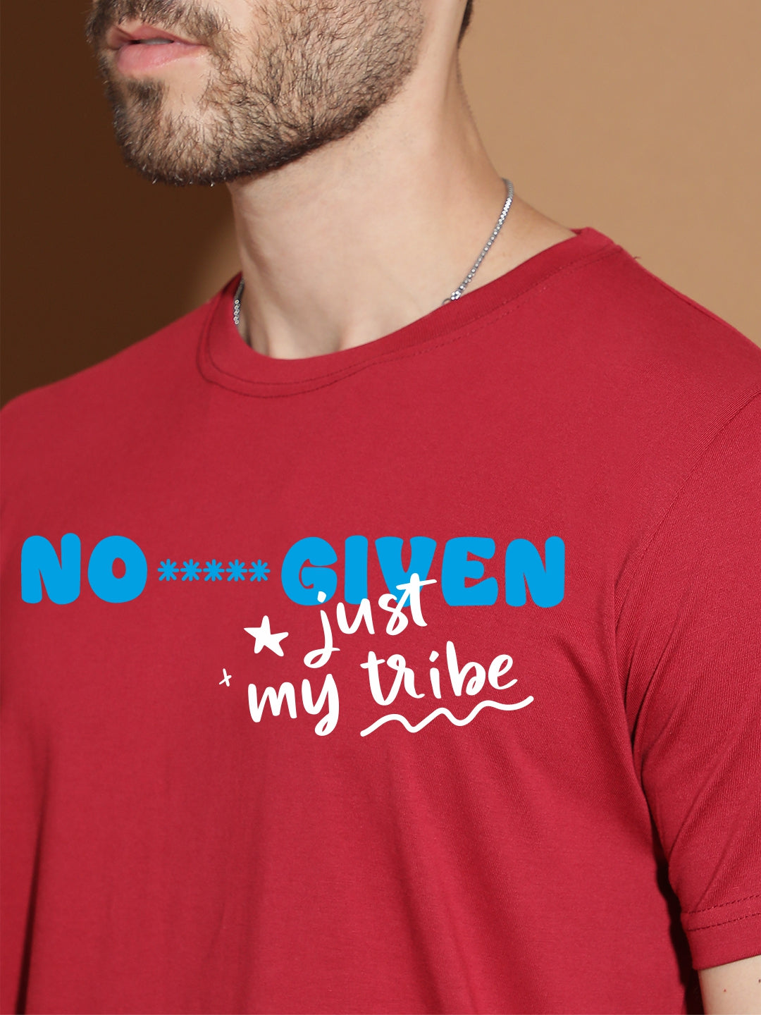 Breezer Tribe Cotton Single Jersey Printed Men’s Casual T-Shirt | Round Neck, Half Sleeves