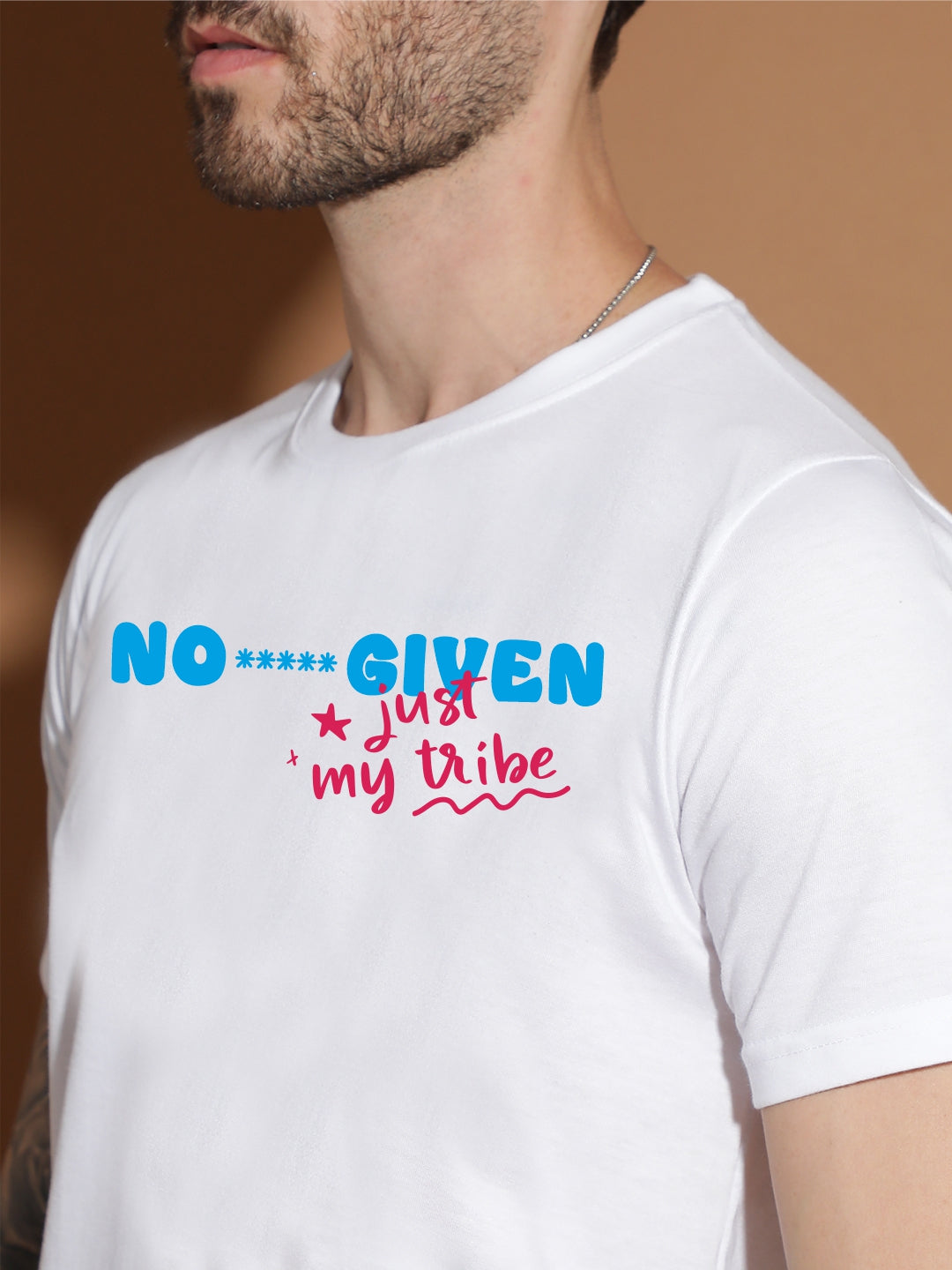 Breezer Tribe Cotton Single Jersey Printed Men’s Casual T-Shirt | Round Neck, Half Sleeves