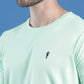 Round Neck Half Sleeve Slim Fit Casual Wear T-Shirt