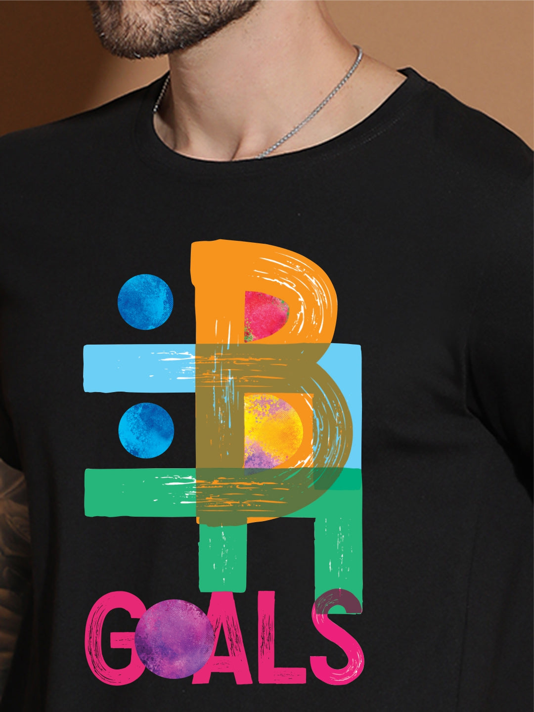 Breezer Tribe Round Neck Cotton T-Shirt for Men | Regular Fit, Half Sleeves, Casual Printed Style