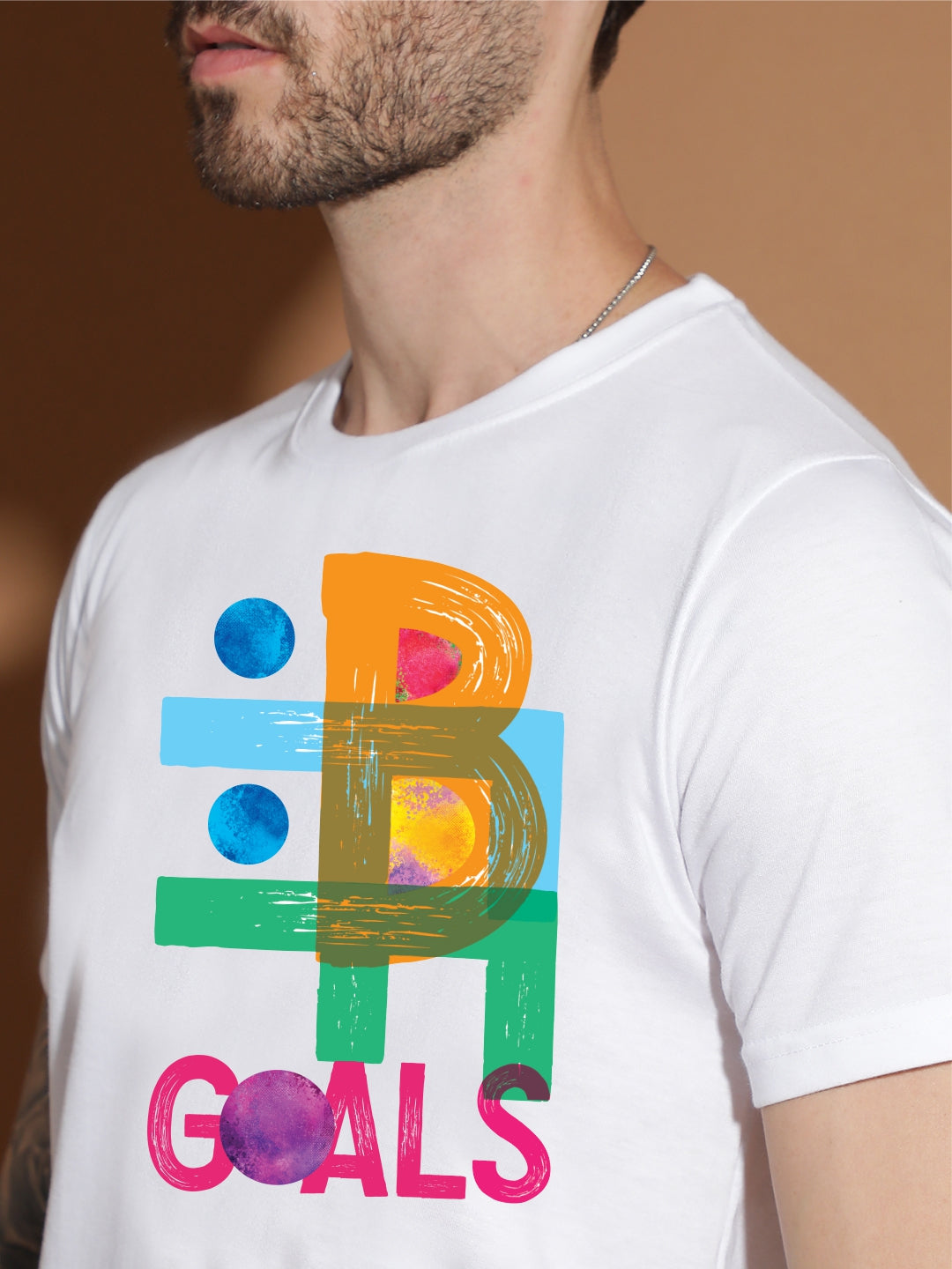 Breezer Tribe Round Neck Cotton T-Shirt for Men | Regular Fit, Half Sleeves, Casual Printed Style