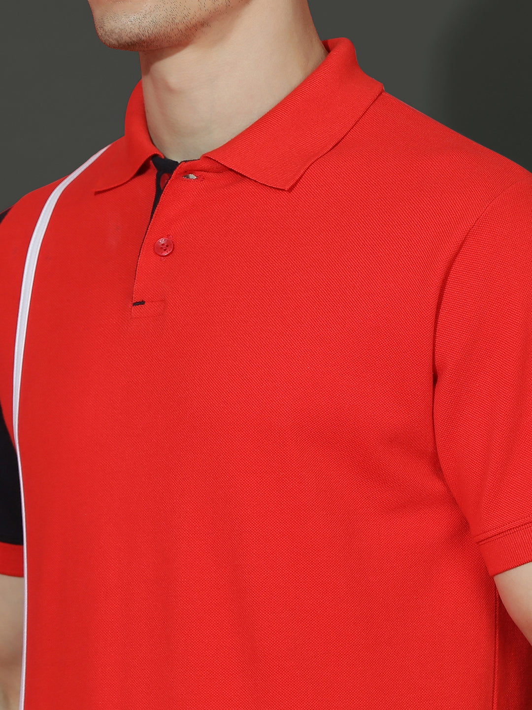 Polo Neck Half Sleeve Casual T-Shirt