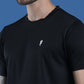 Slim Fit Half Sleeve Round Neck T-Shirt