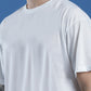 Single Jersey Oversized Round Neck Drop Shoulder Half Sleeve T-Shirt