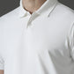 Dryfit Micro Polyester Textured Polo Neck Slim Fit Half Sleeve T-Shirt