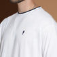 Single Jersey Oversized Round Neck Drop Shoulder Half Sleeve Casual T-Shirt