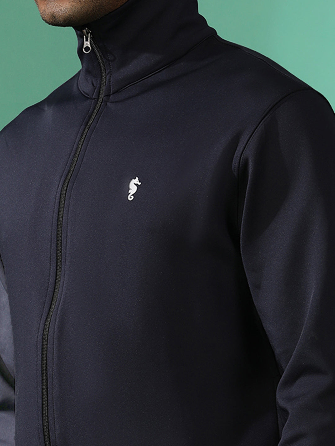 4-Way Stretch Poly Lycra Slim Fit Full Sleeve Sports Scuba Jacket